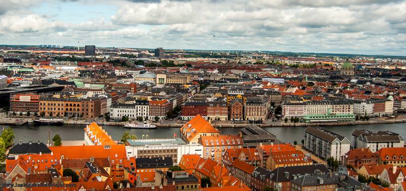 Copenhague desde las alturas