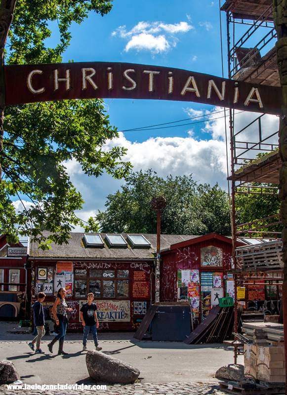 Entrada a Christiania