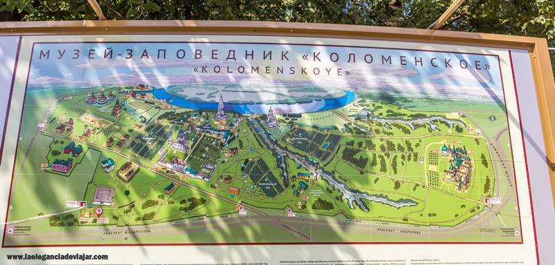 Mapa de Kolomenskoye