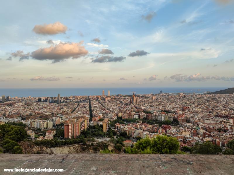 Vistas desde los Bunkers de Barcelona
