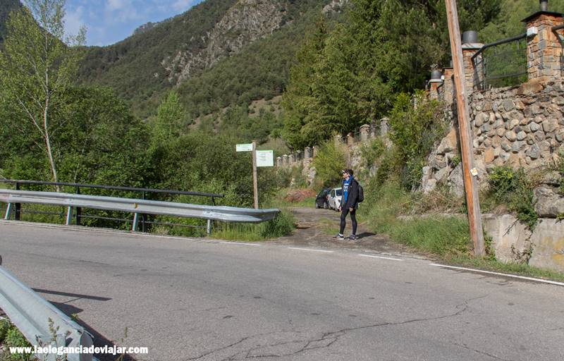 Comienzo de la ruta hasta el JM Blanc