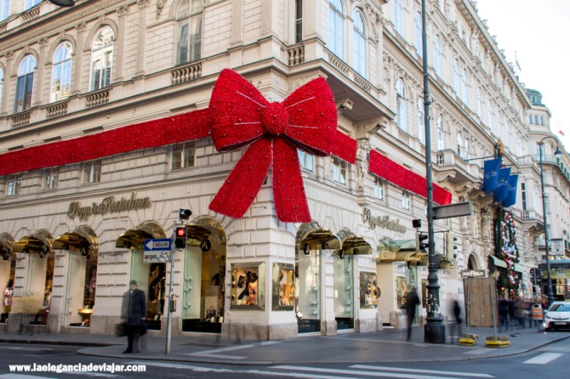 Decoración navideña en Viena