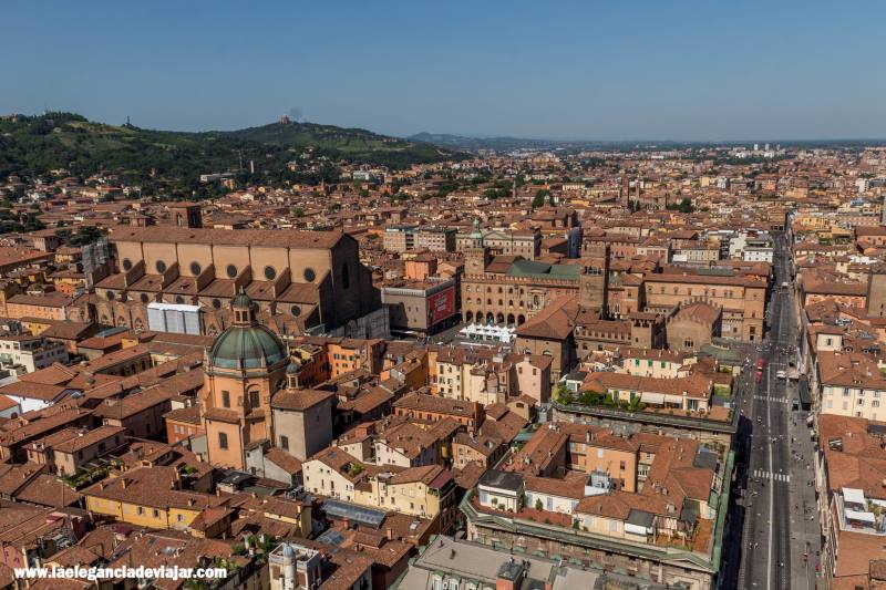 Vistas de Bolonia desde la Torre Asinelli