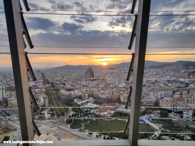Vistas desde el mirador de la Torre de Glòries