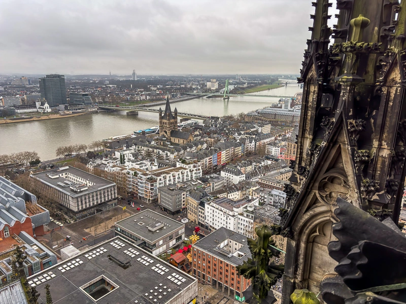 Vistas desde la Torre de la Catedral de Colonia