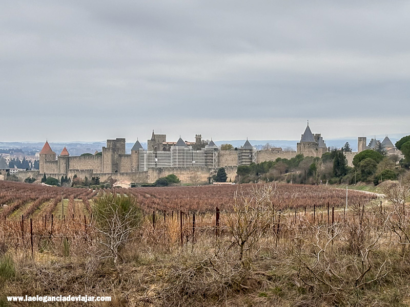 Vista panorámica de Carcassonne