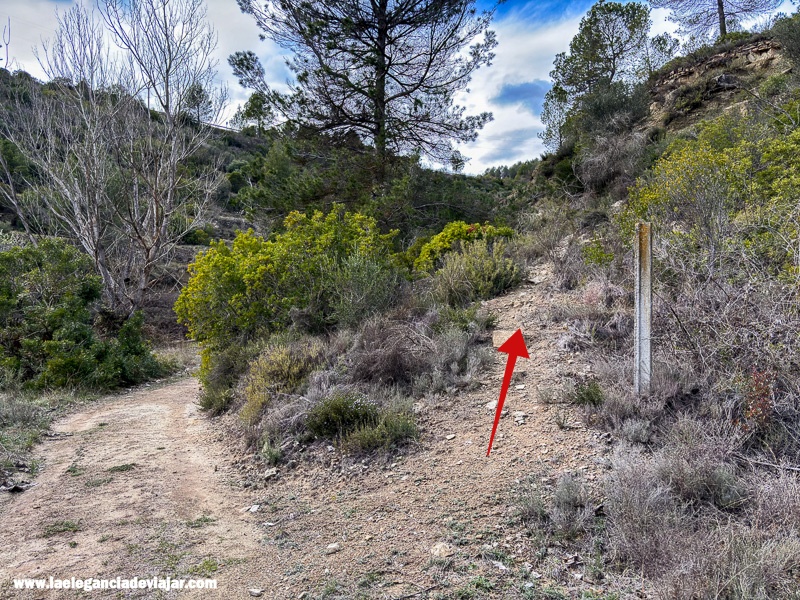 Empieza la subida al Pont de les Arnaules