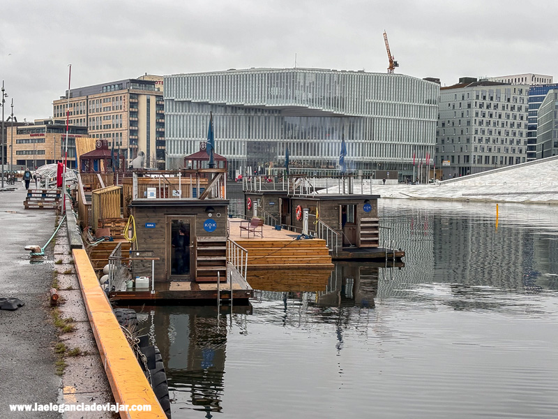 Saunas flotantes en Oslo