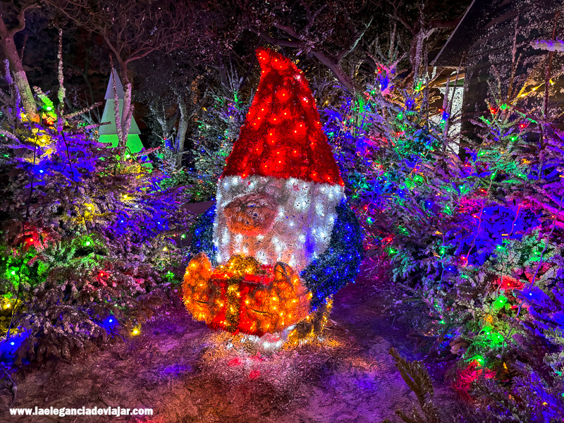 Bosque encantado en Le Village de Noel de Le Barcarès