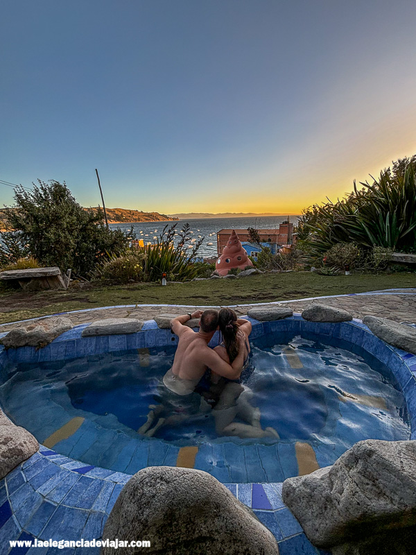 Atardecer en el Hostal Las Olas