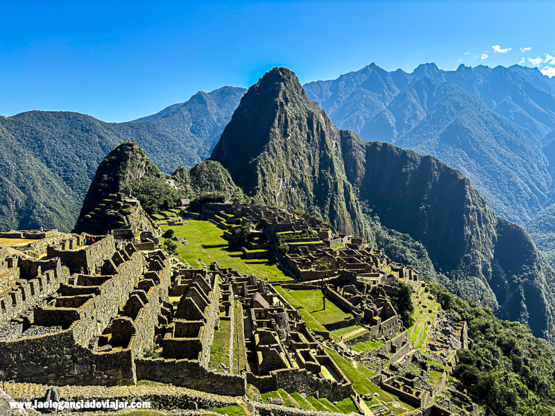 Machu Picchu desde las terrazas superiores