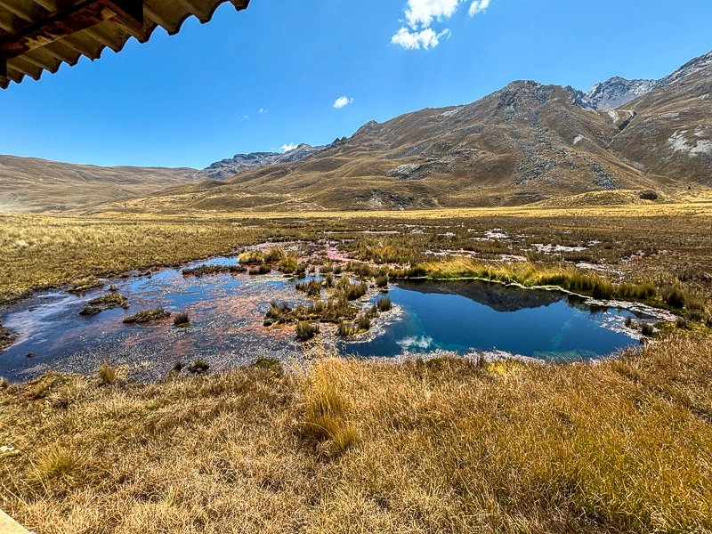 Fuente agria de camino a la Laguna Paron
