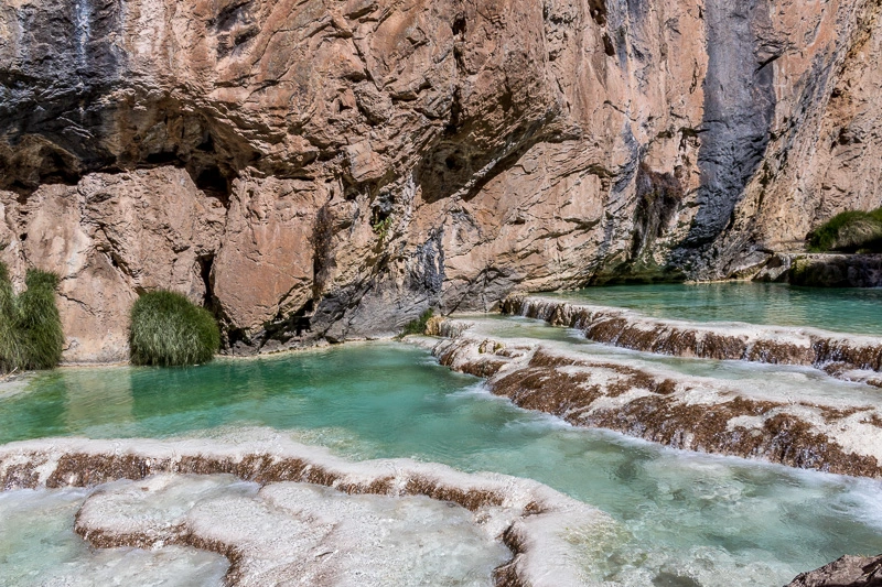 Detalle de las Aguas Turquesas de Millpu