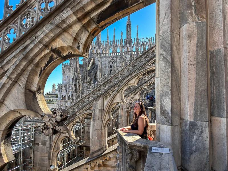 Terrazas del Duomo de Milán