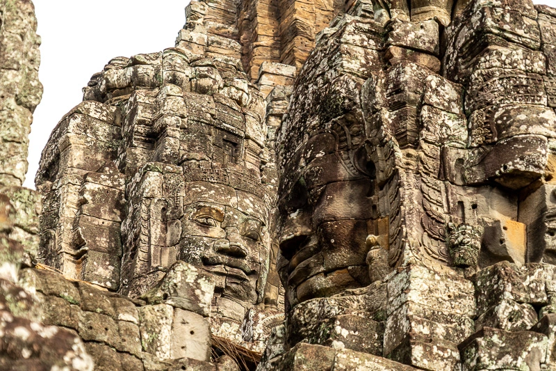Caras en el templo Bayon