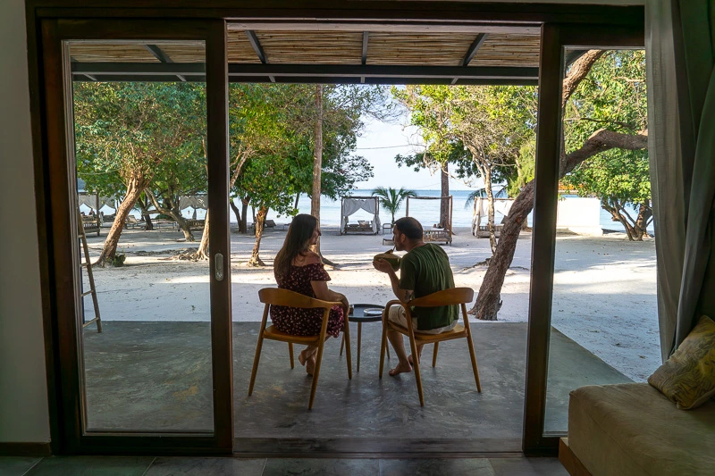 Nuestra terraza en Island Center Point