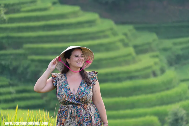 En los arrozales de Sapa